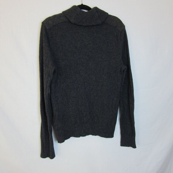 Banana Republic Gray Wool Collared Sweater Men's Medium - Picture 6 of 7
